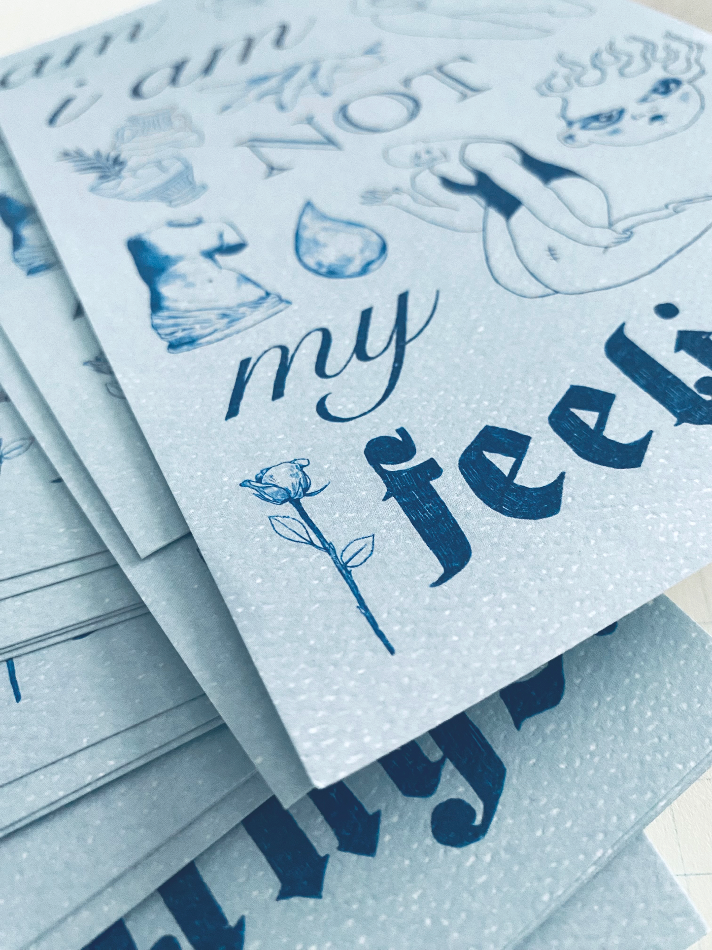 "I Am Not My Feelings" Mini Print