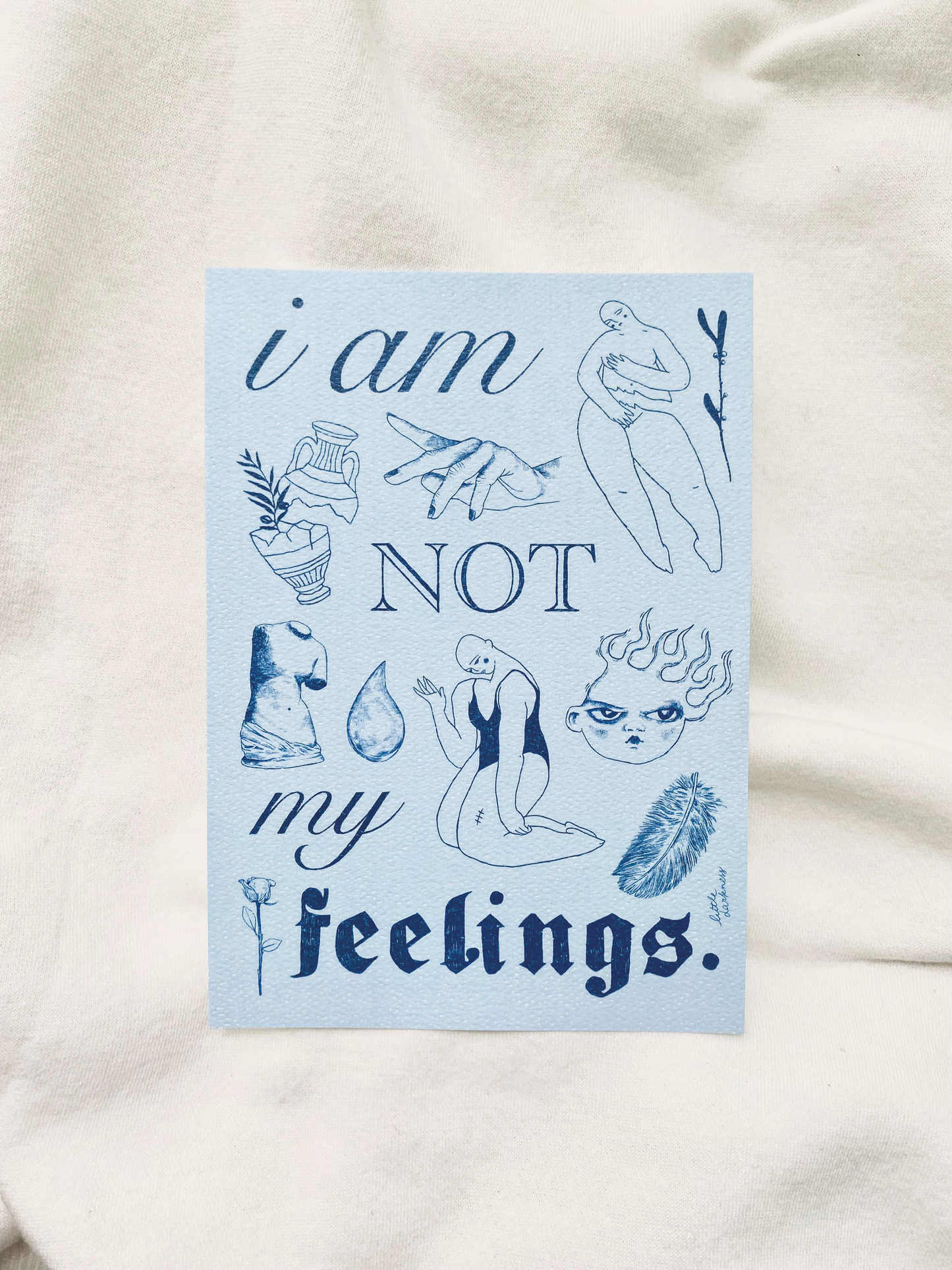 "I Am Not My Feelings" Mini Print