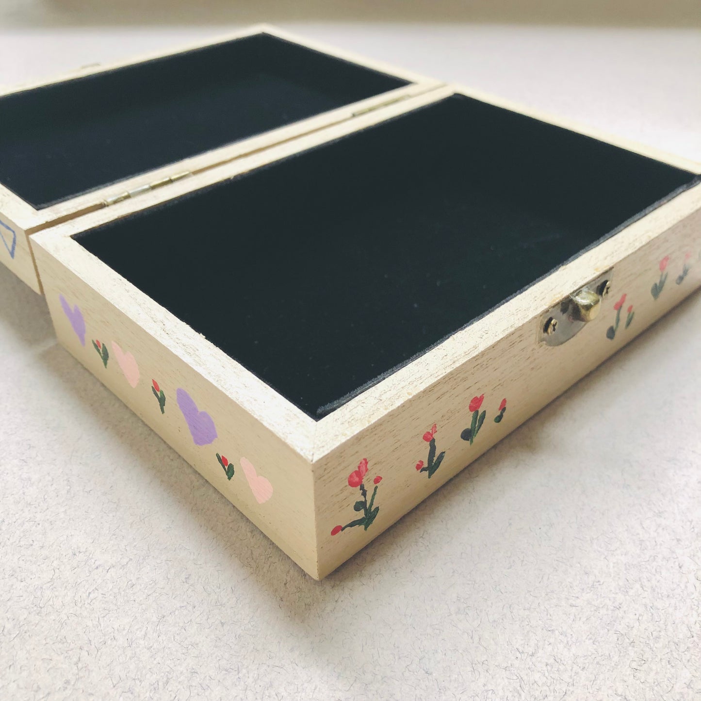 Painted Tarot Box - Beige
