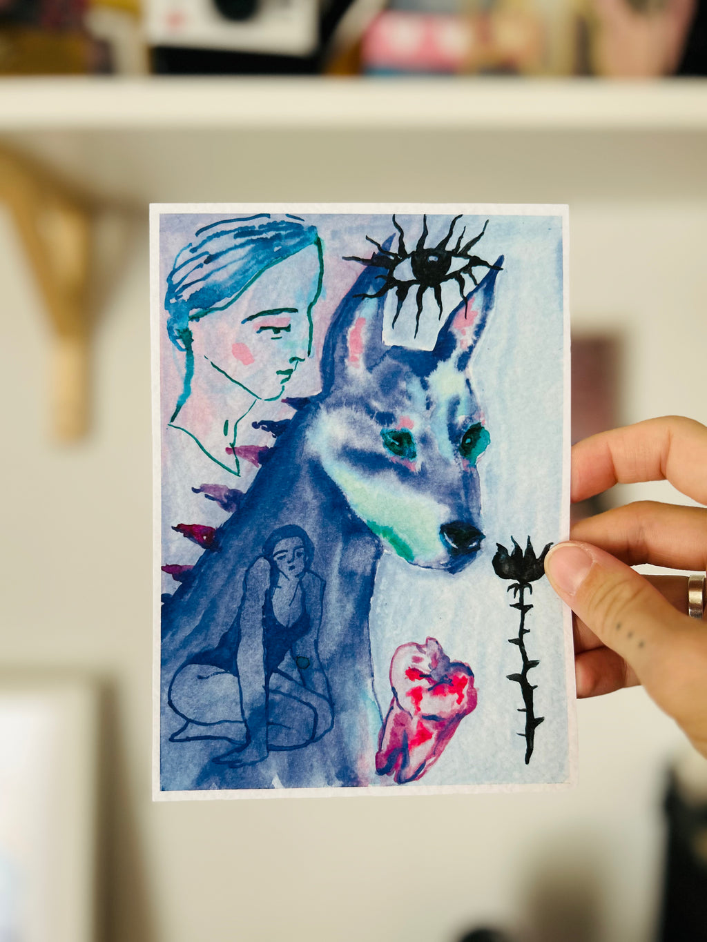 OH MY HEART Art Print