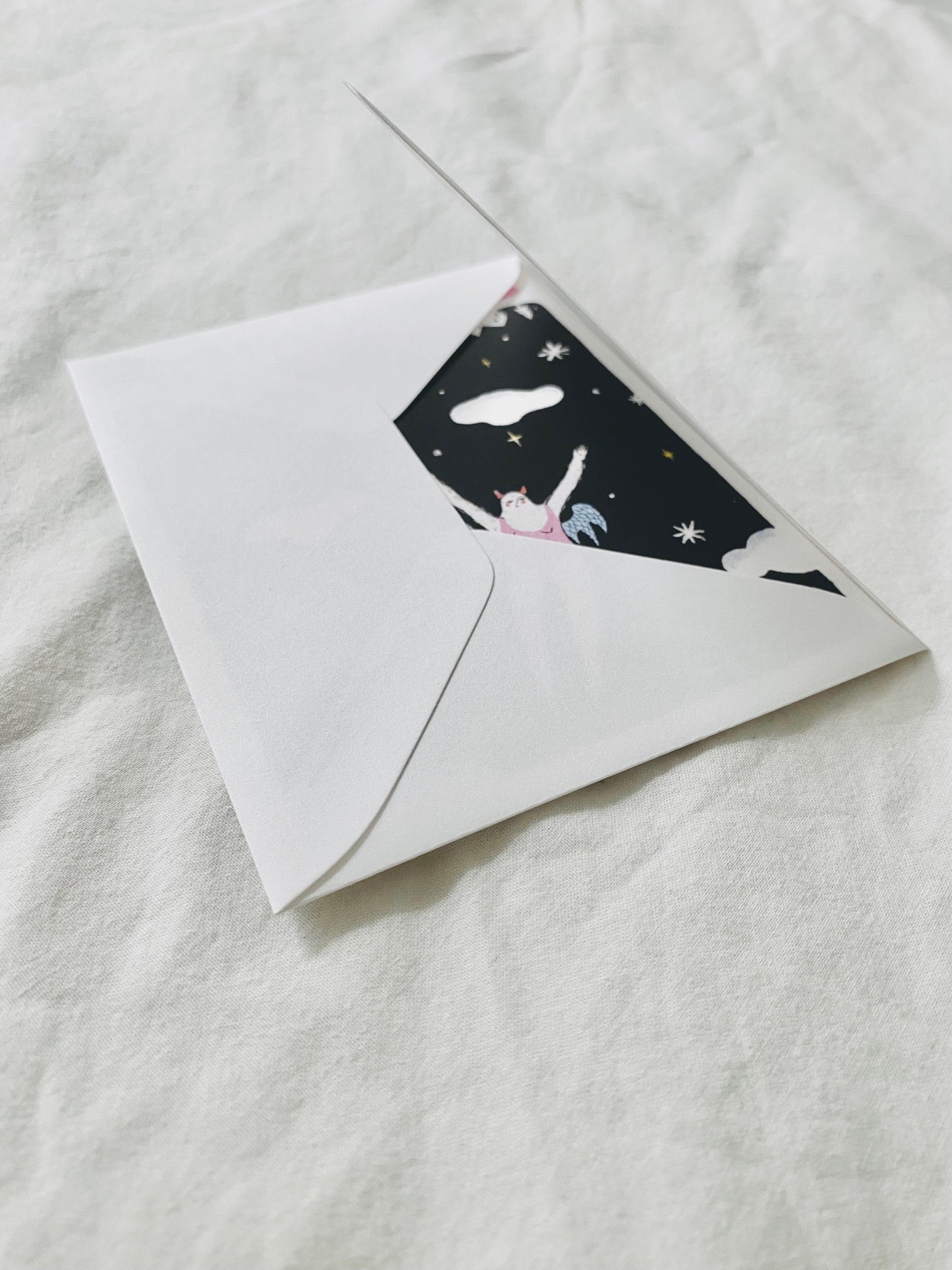 Snow Angel Greeting Card