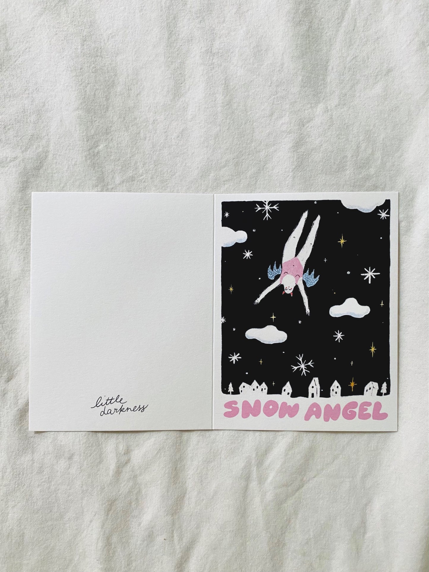 Snow Angel Greeting Card