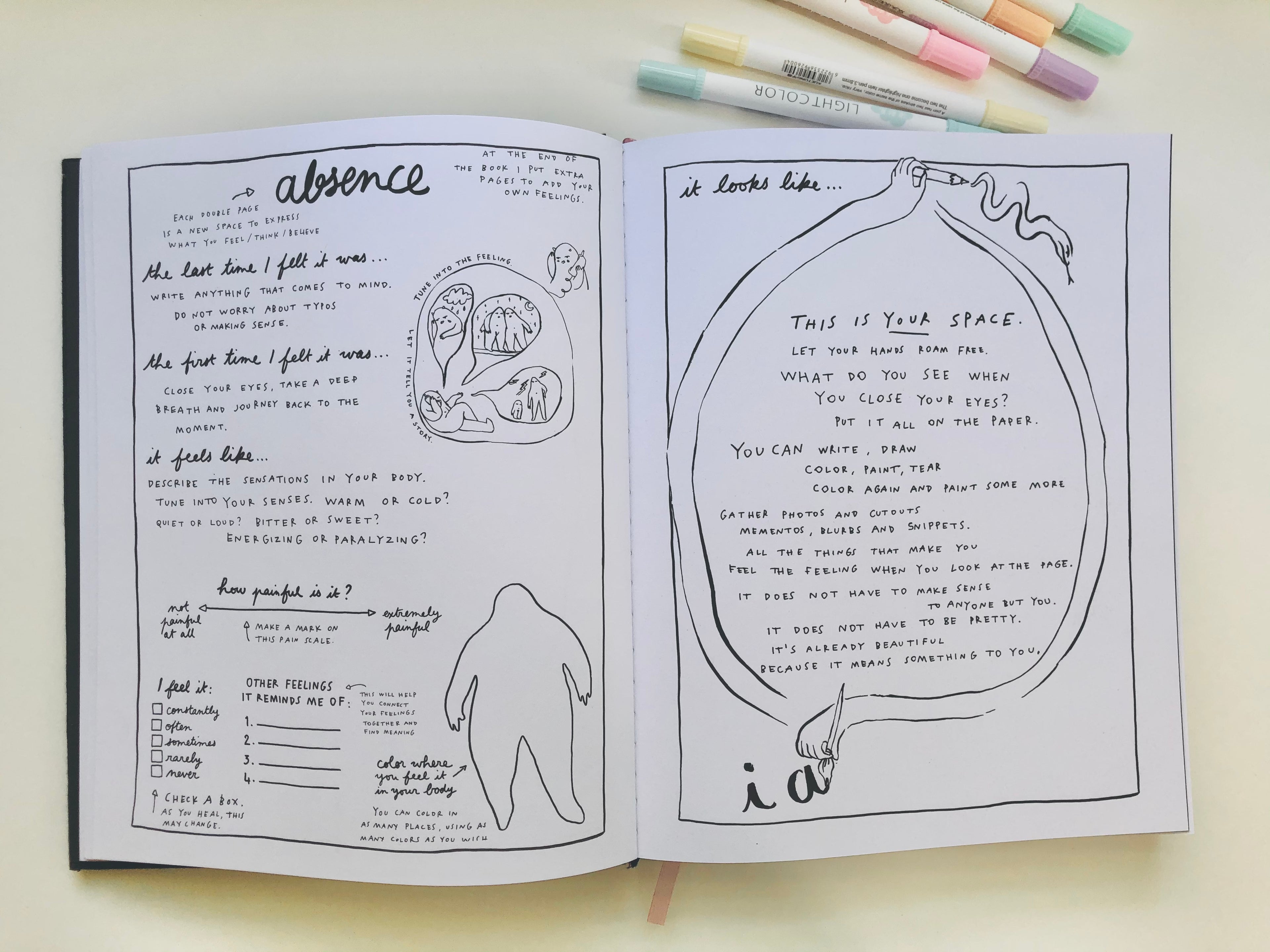 Reclaim Art Journal Hardcover Book