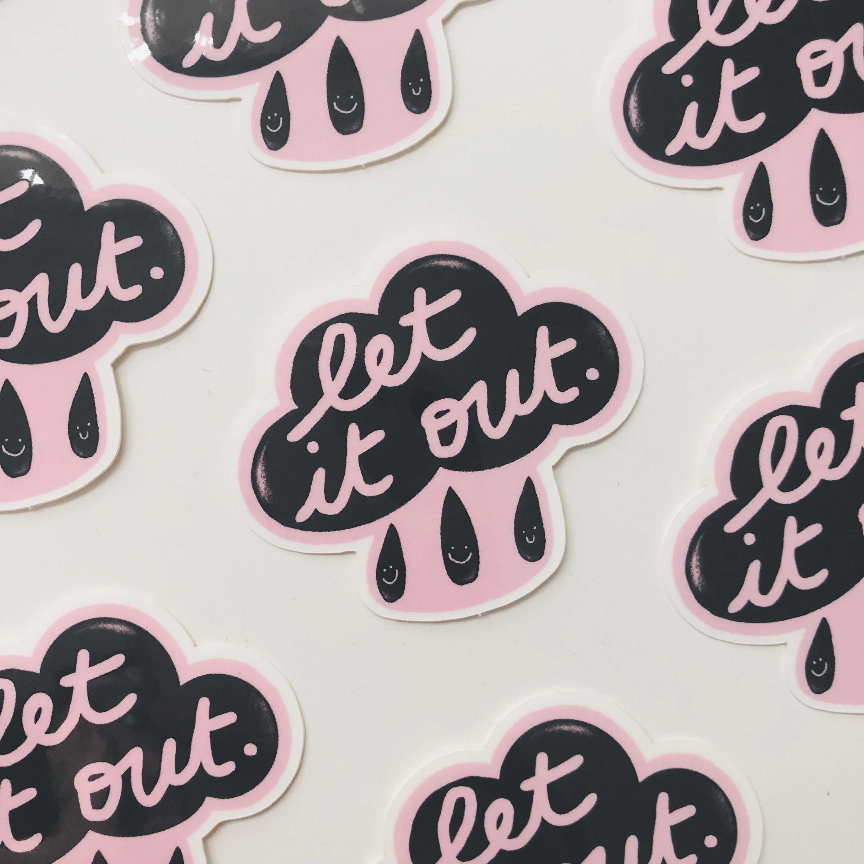 Let It Out Sticker