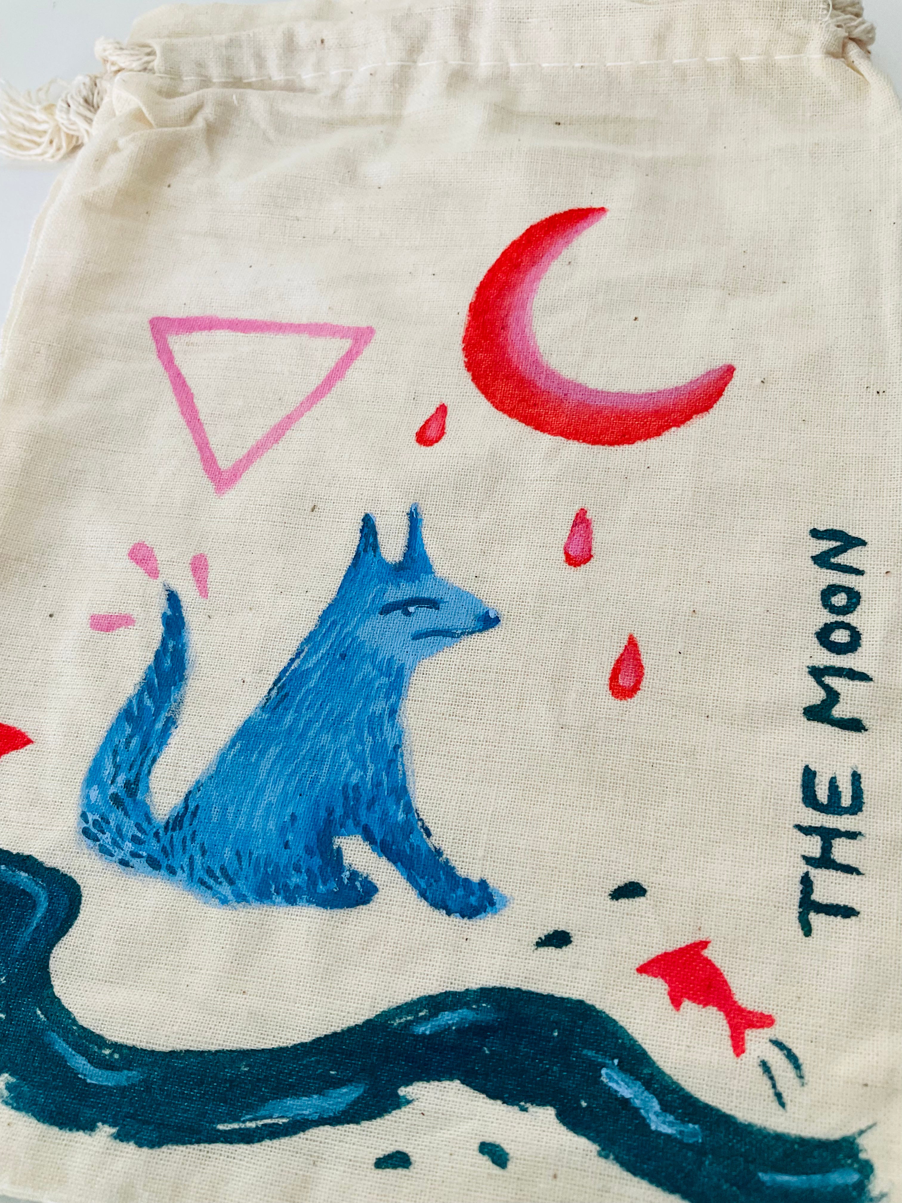 The Moon Painted Tarot Bag