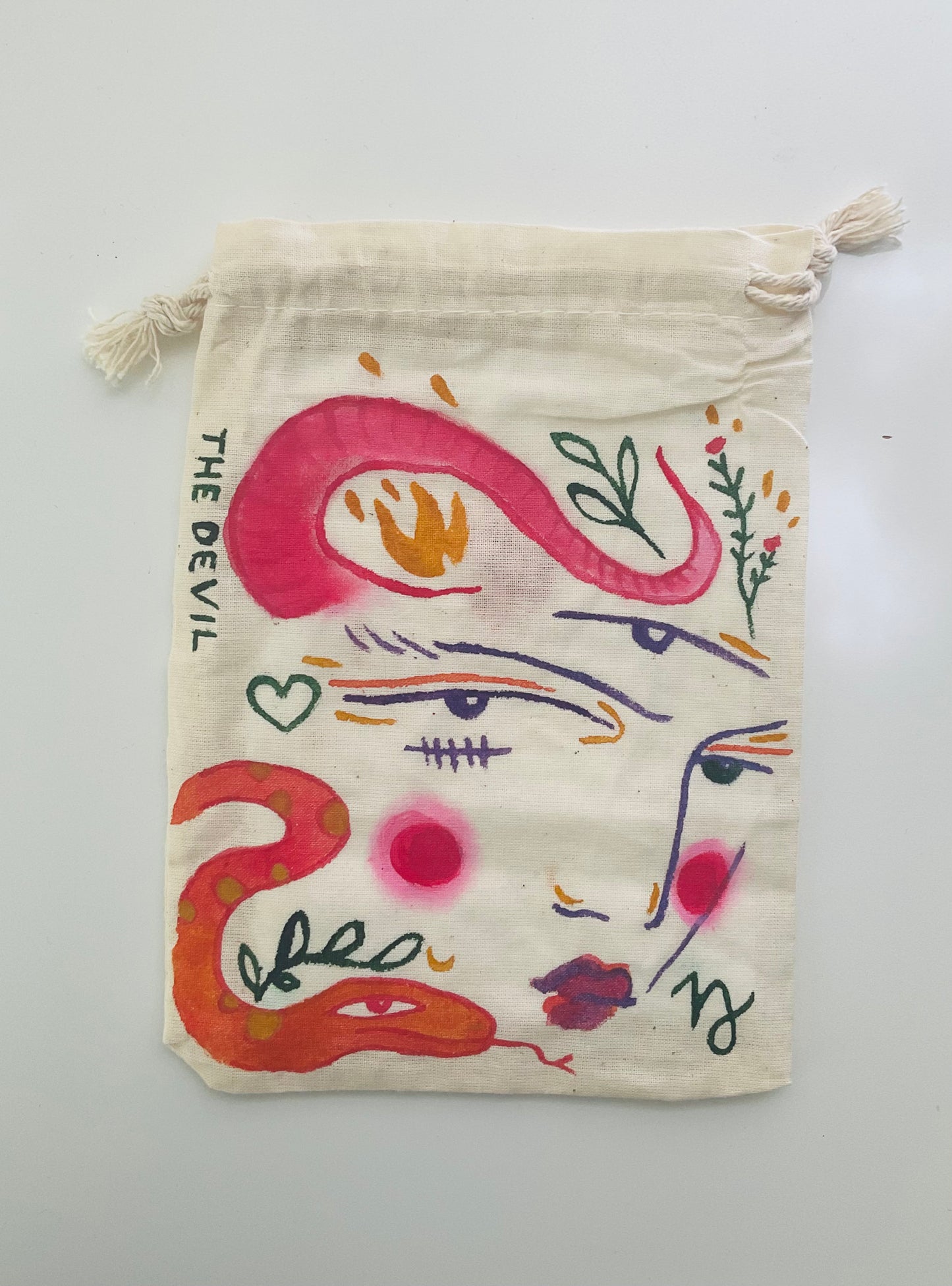 The Devil Painted Tarot Bag