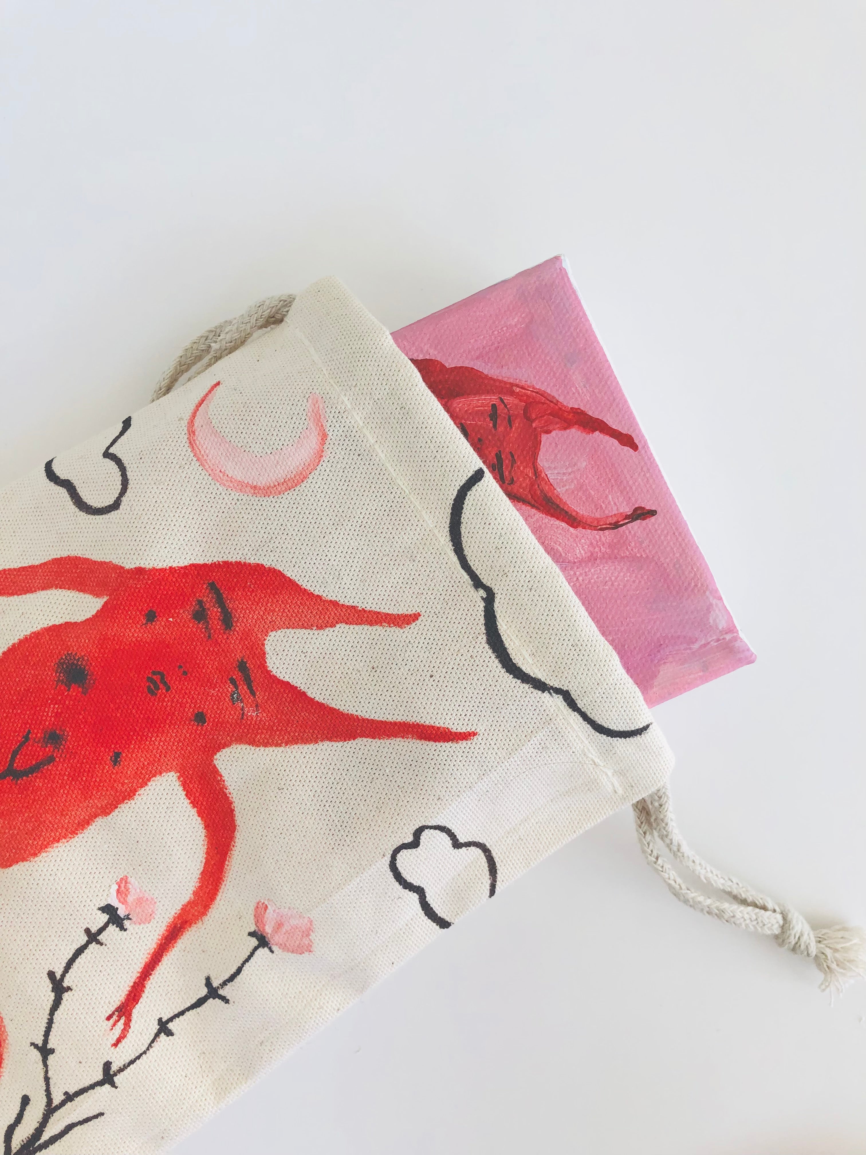 Lil’ Devil mini painting & pouch set 