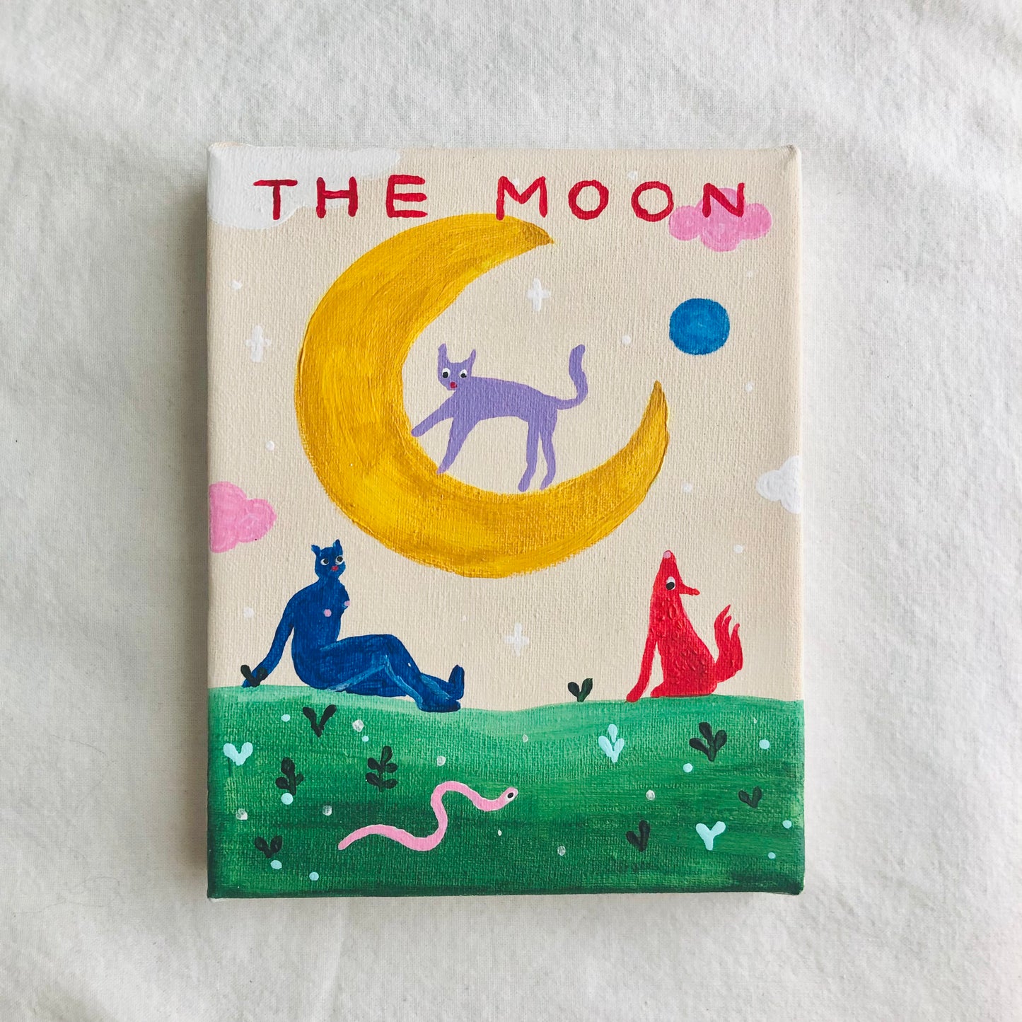 The Moon Mini Painting