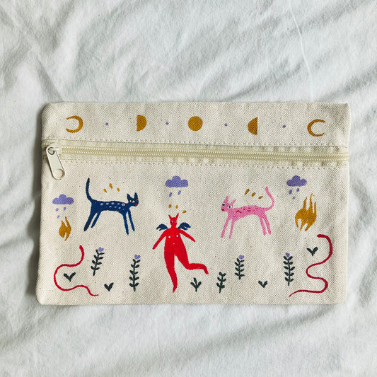Lilith in Eden Canvas Pouch
