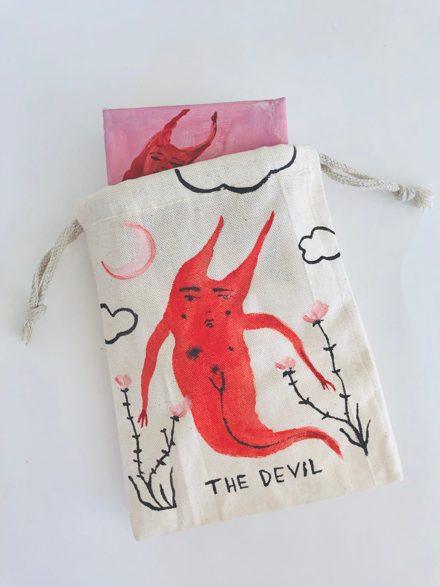 Lil’ Devil mini painting & pouch set 