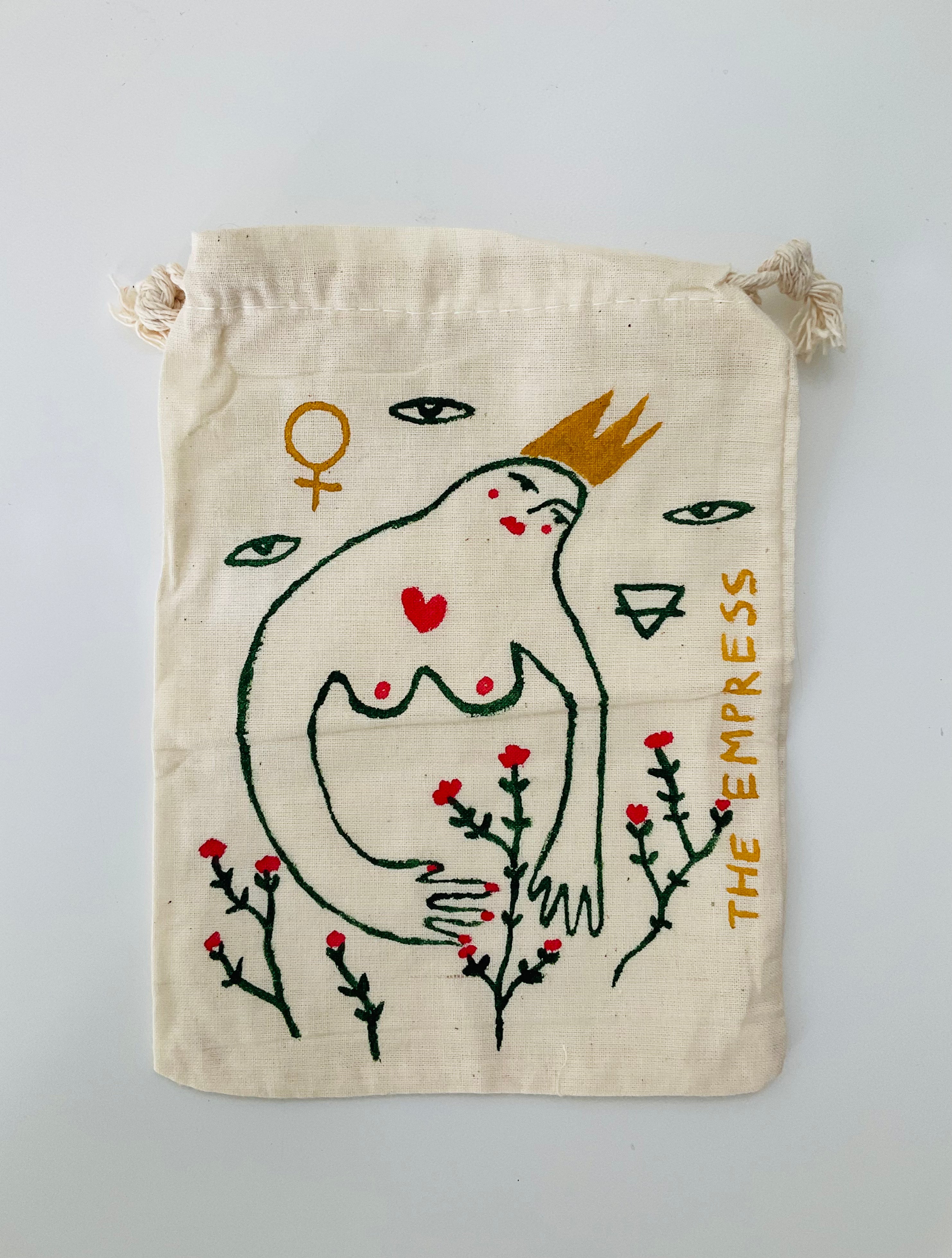 The Empress Painted Tarot Bag