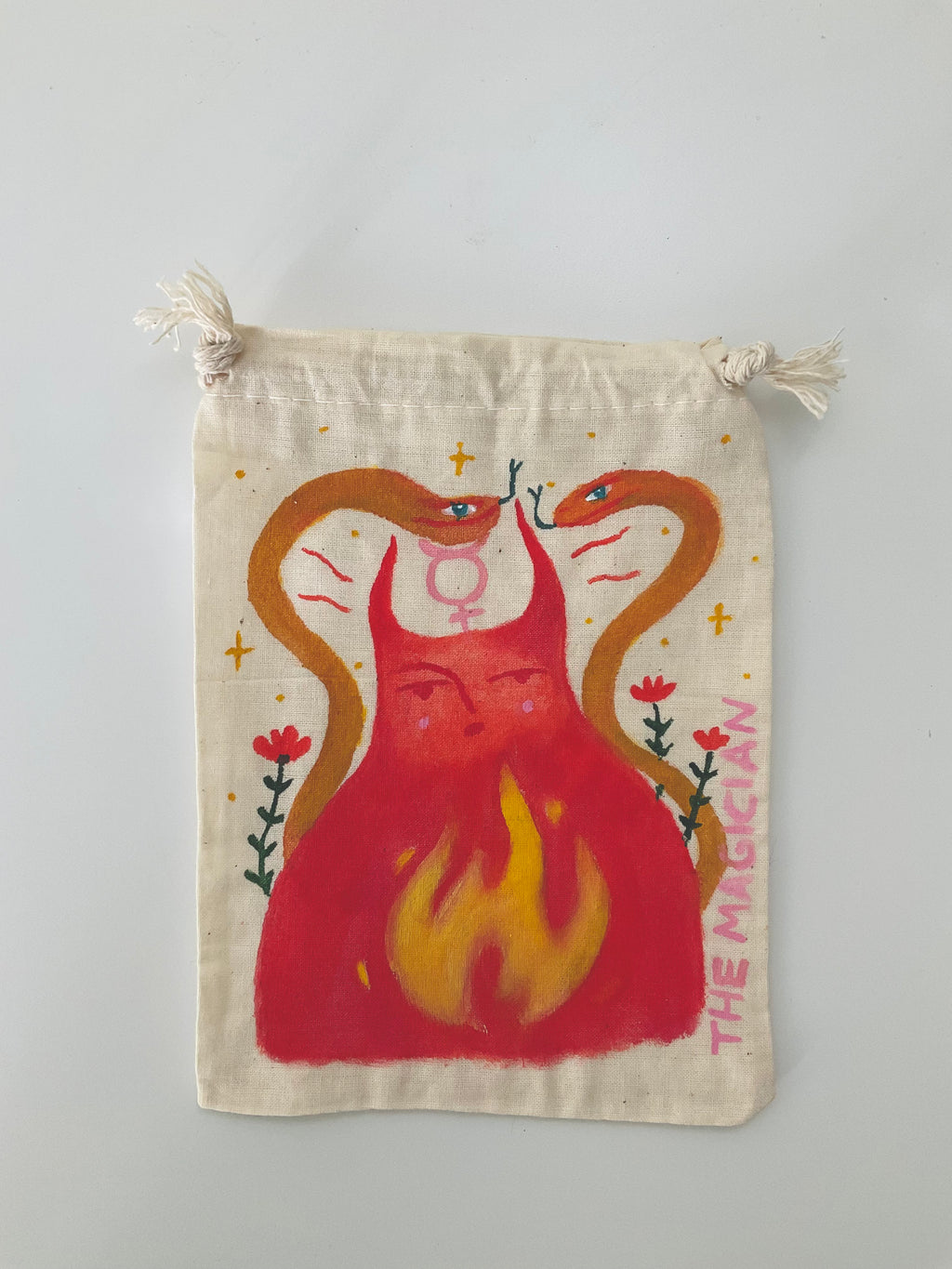 The Magician Painted Tarot Bag