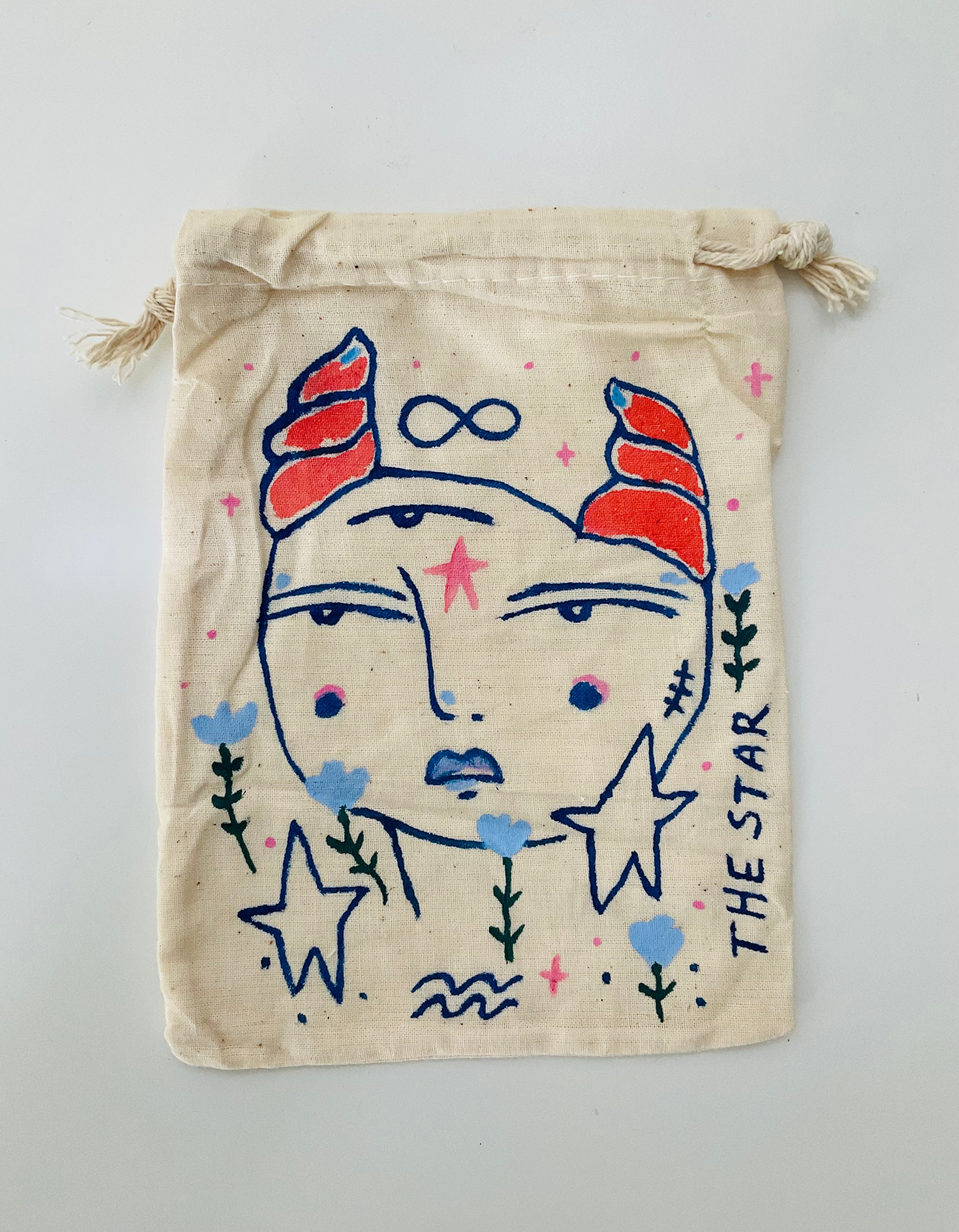 The Star Painted Tarot Bag