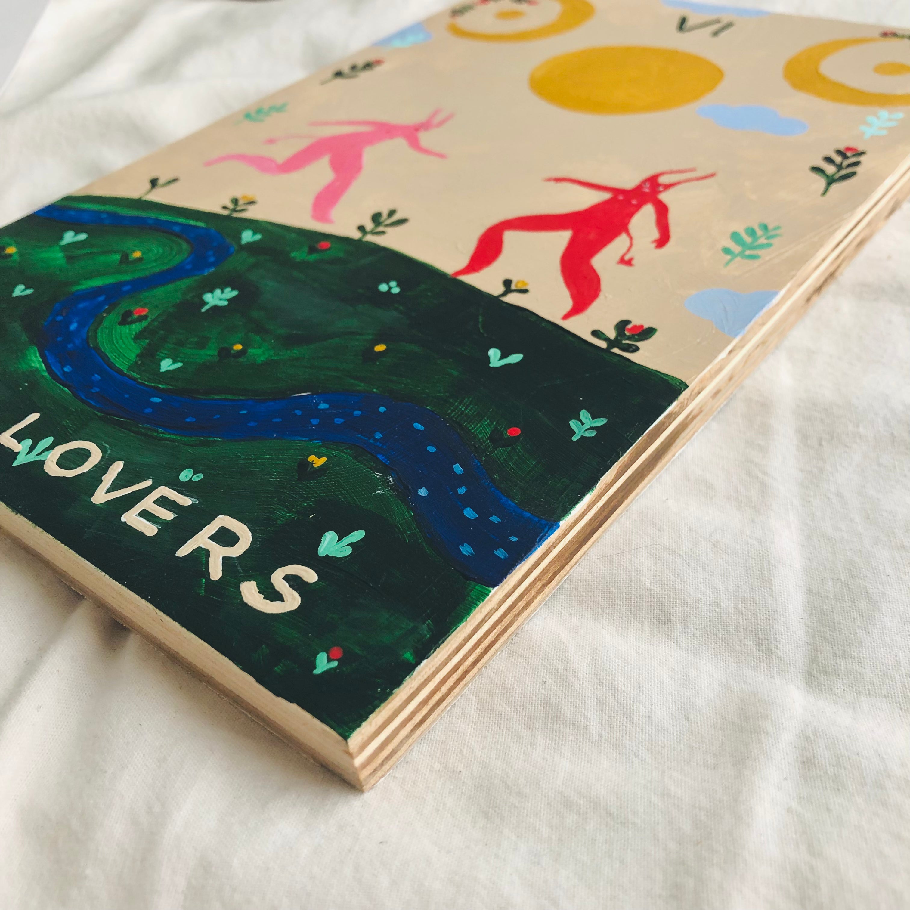 The Lovers Painting