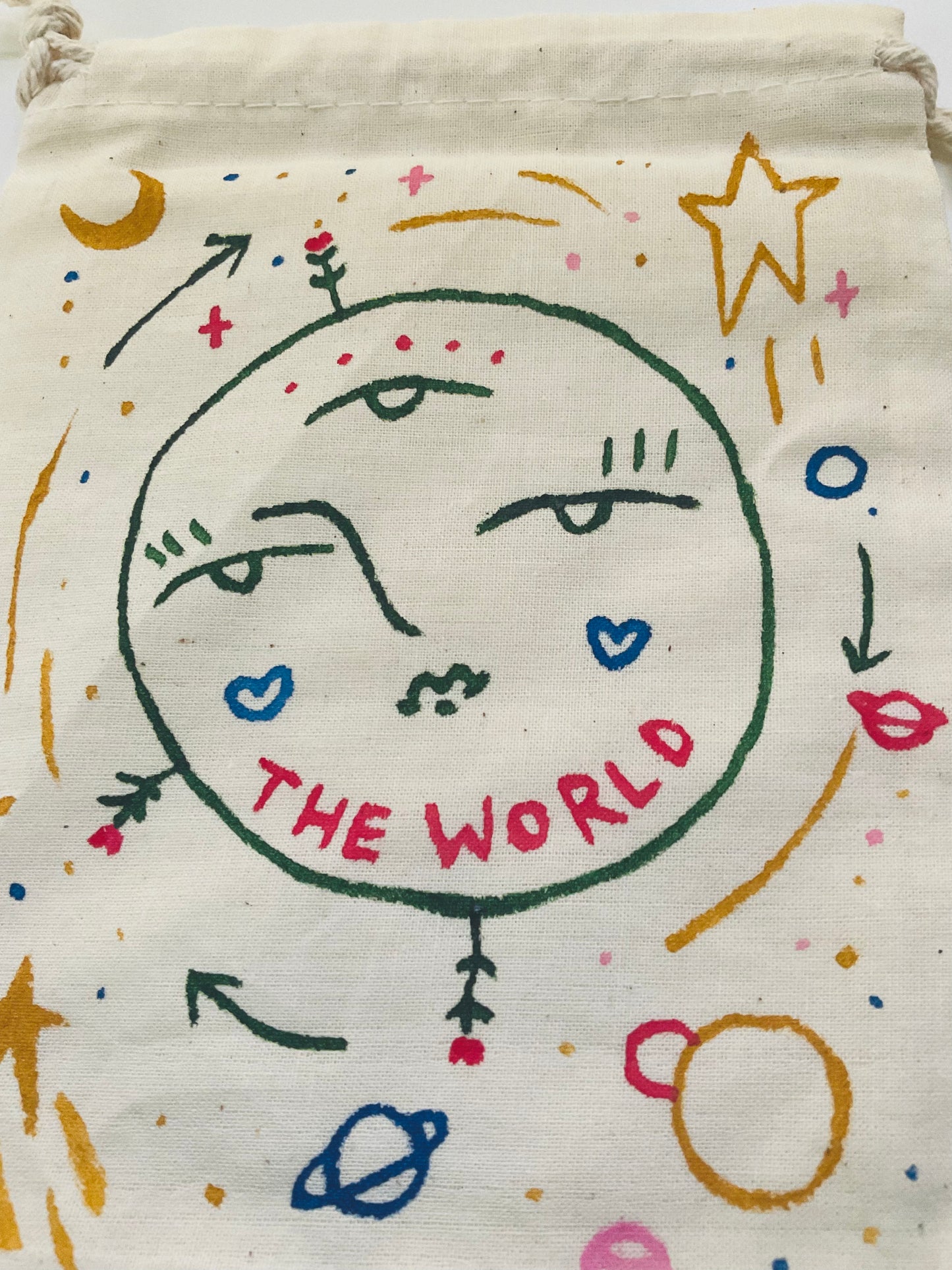 The World Painted Tarot Bag