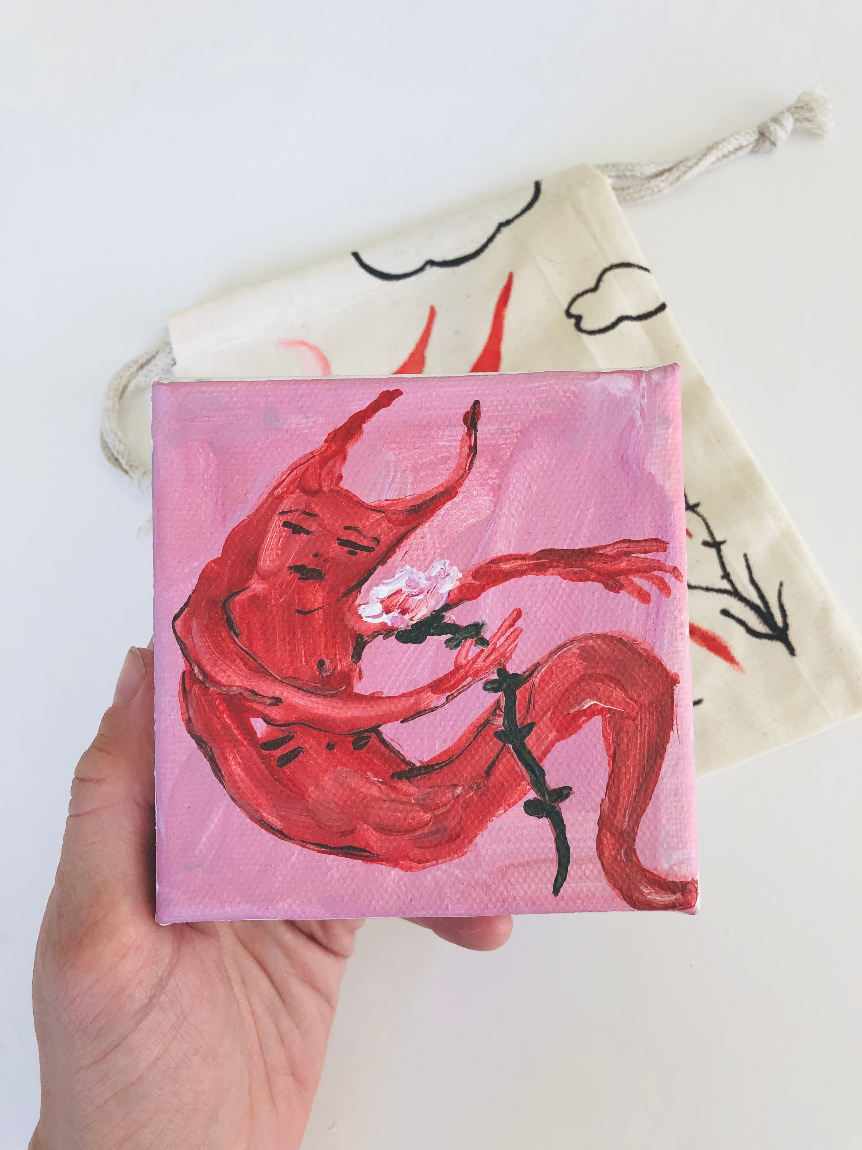 Lil’ Devil mini painting & pouch set 
