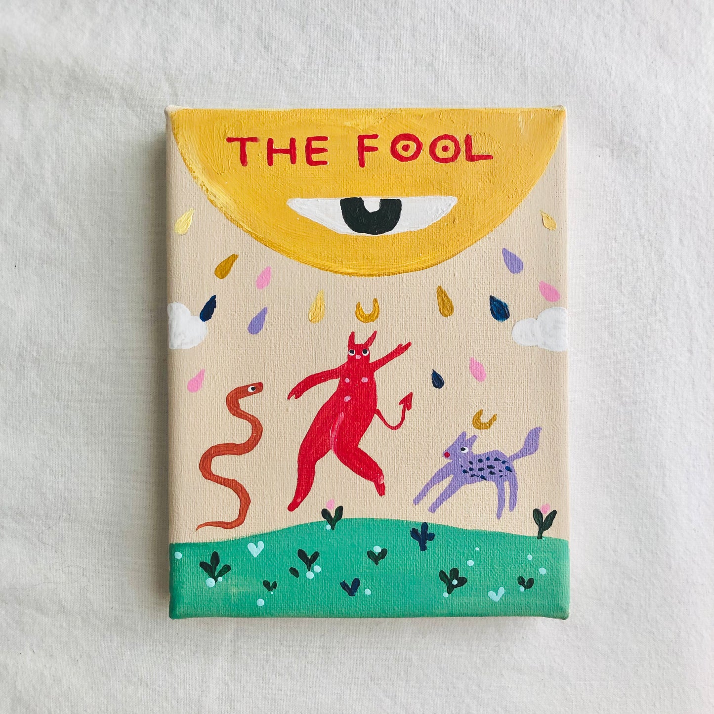 The Fool Mini Painting