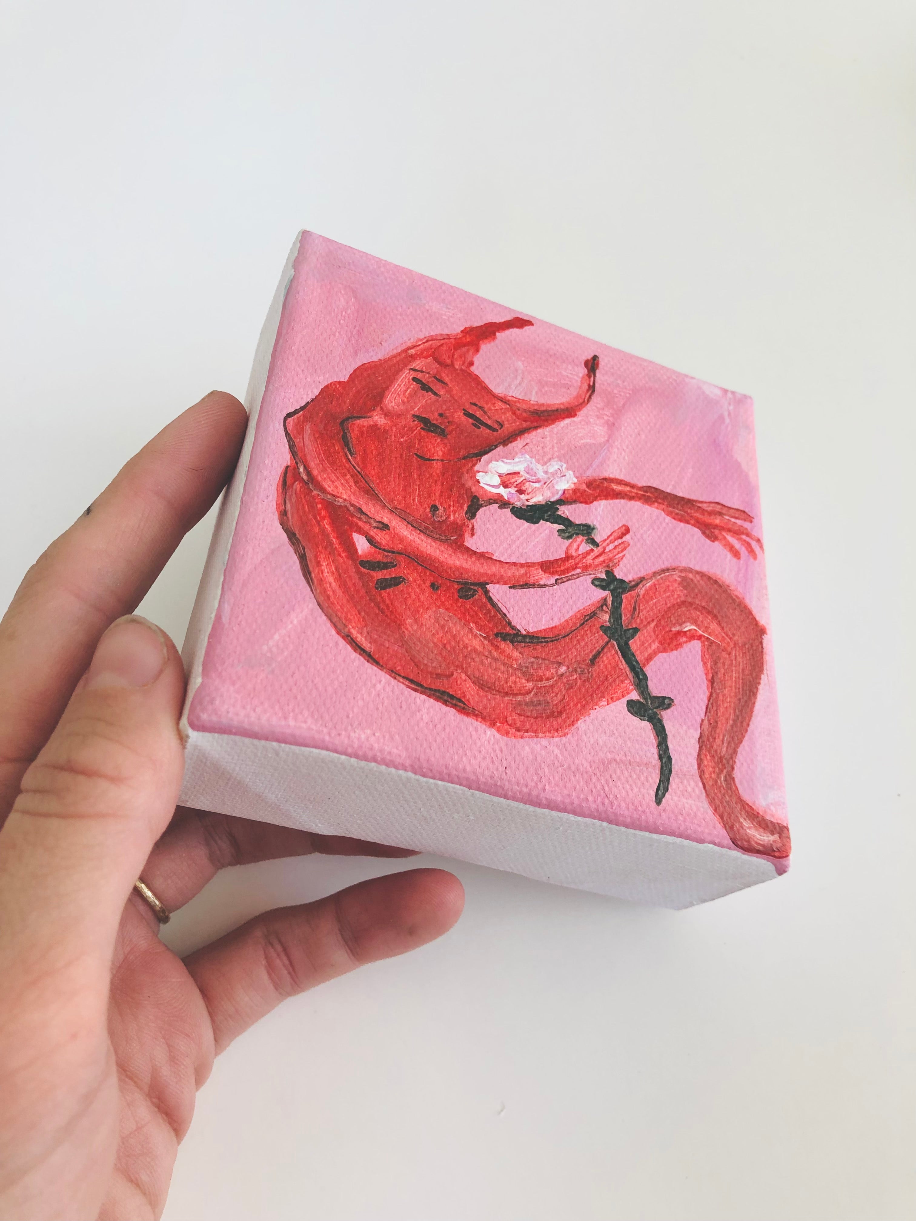 Lil’ Devil mini painting & pouch set 