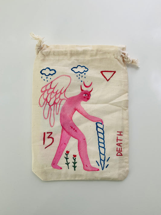 Death Painted Tarot Bag
