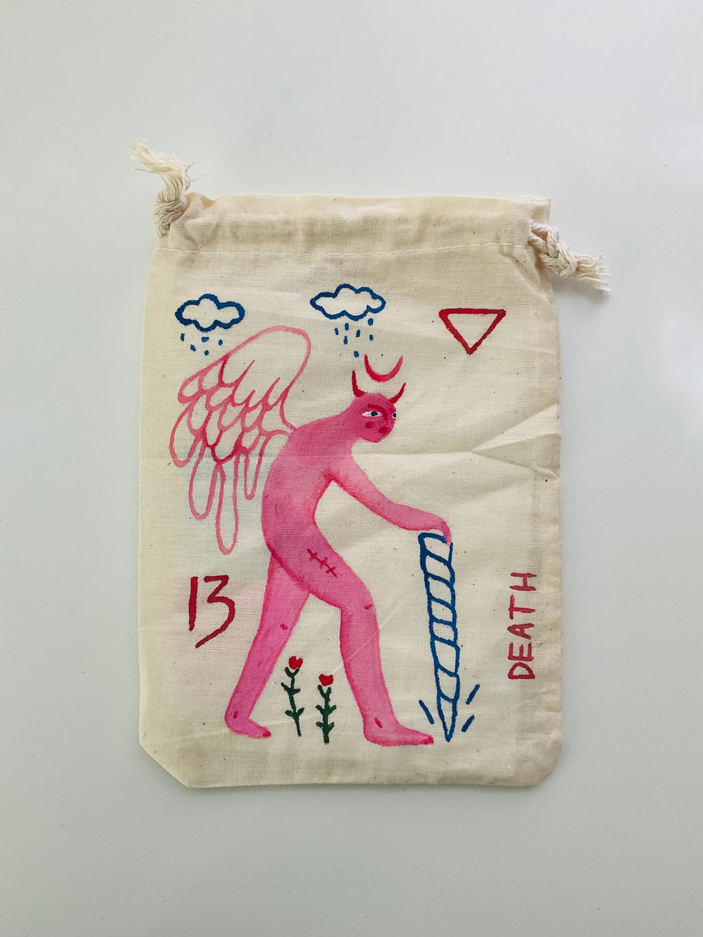 Death Painted Tarot Bag