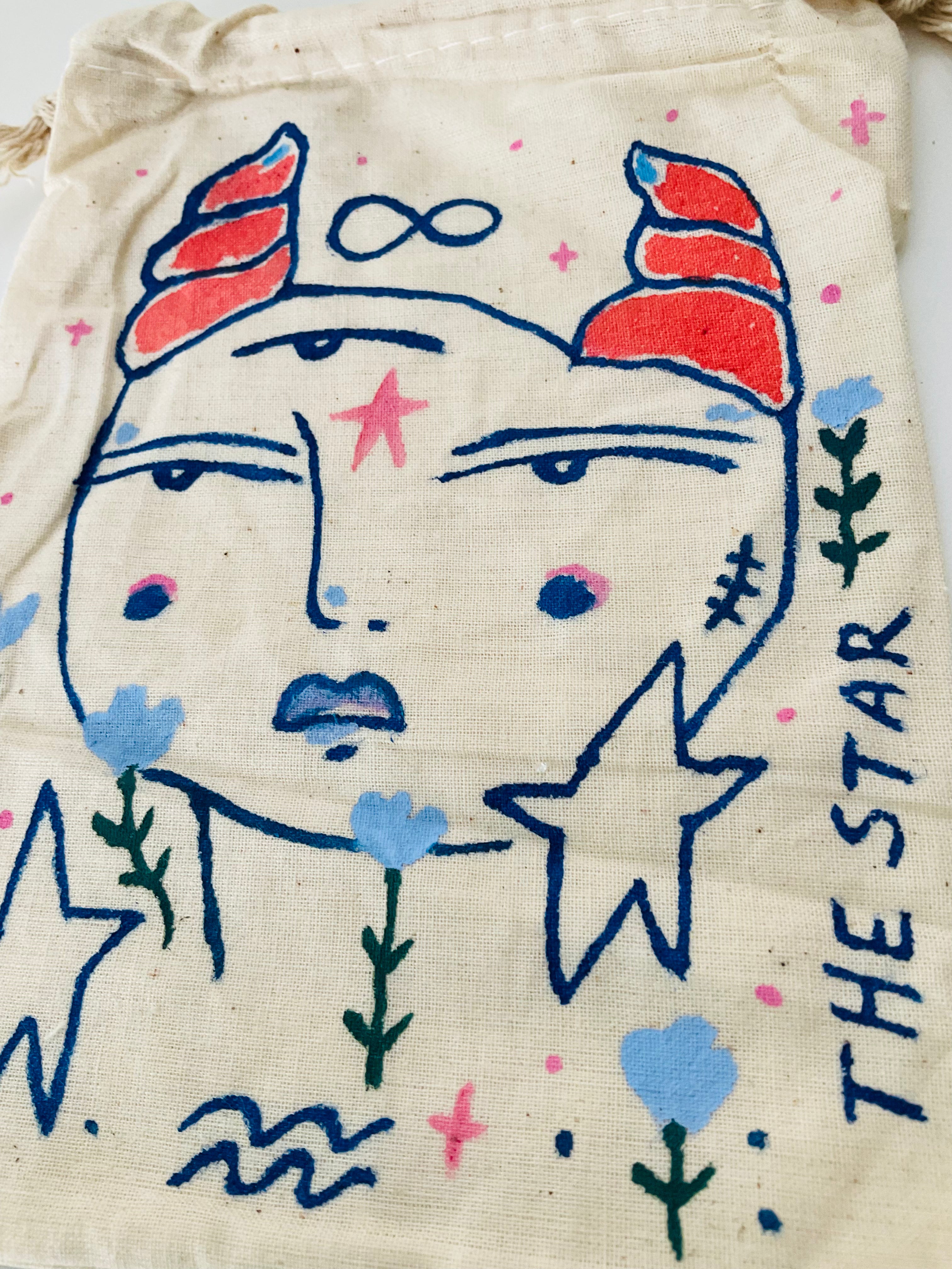 The Star Painted Tarot Bag