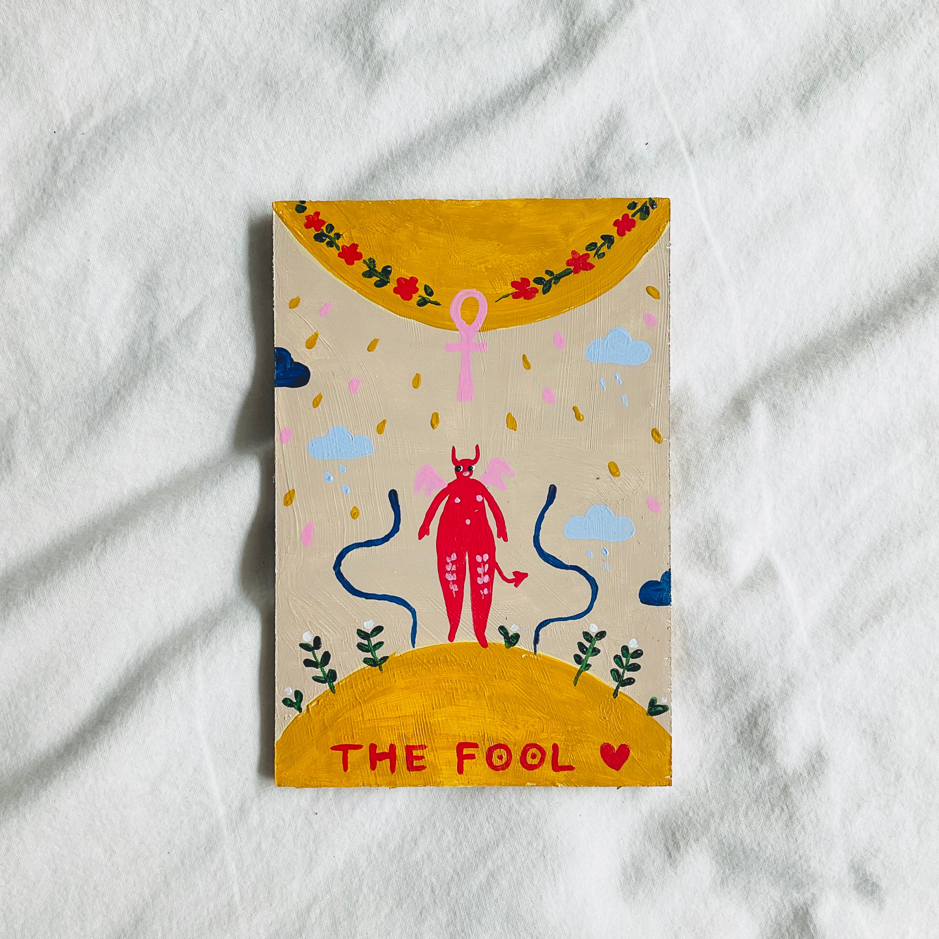The Fool Mini Painting