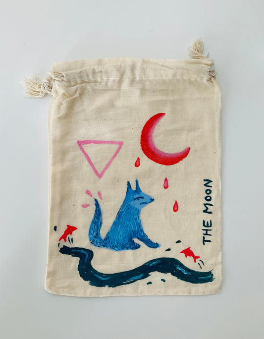 The Moon Painted Tarot Bag