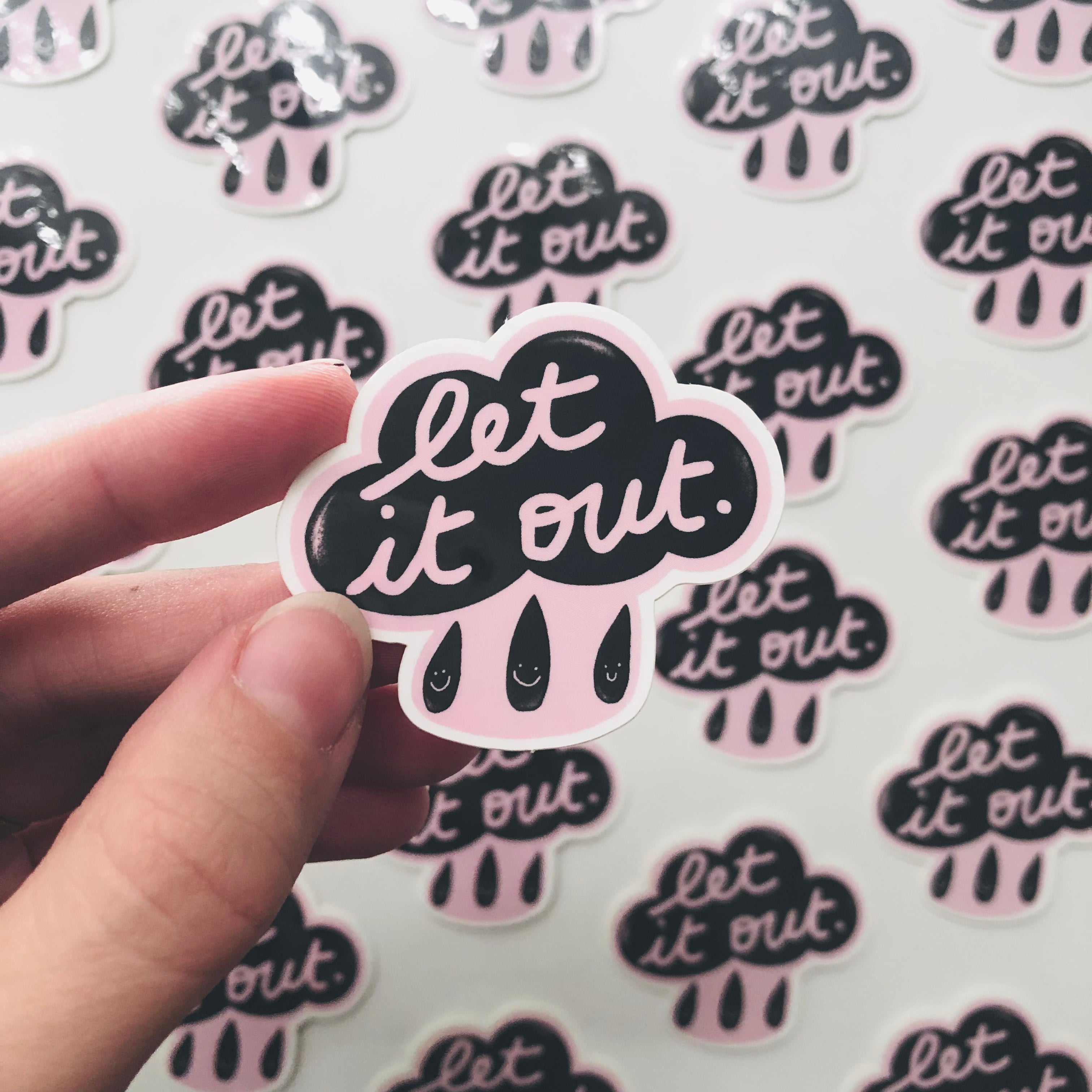 Let It Out Sticker