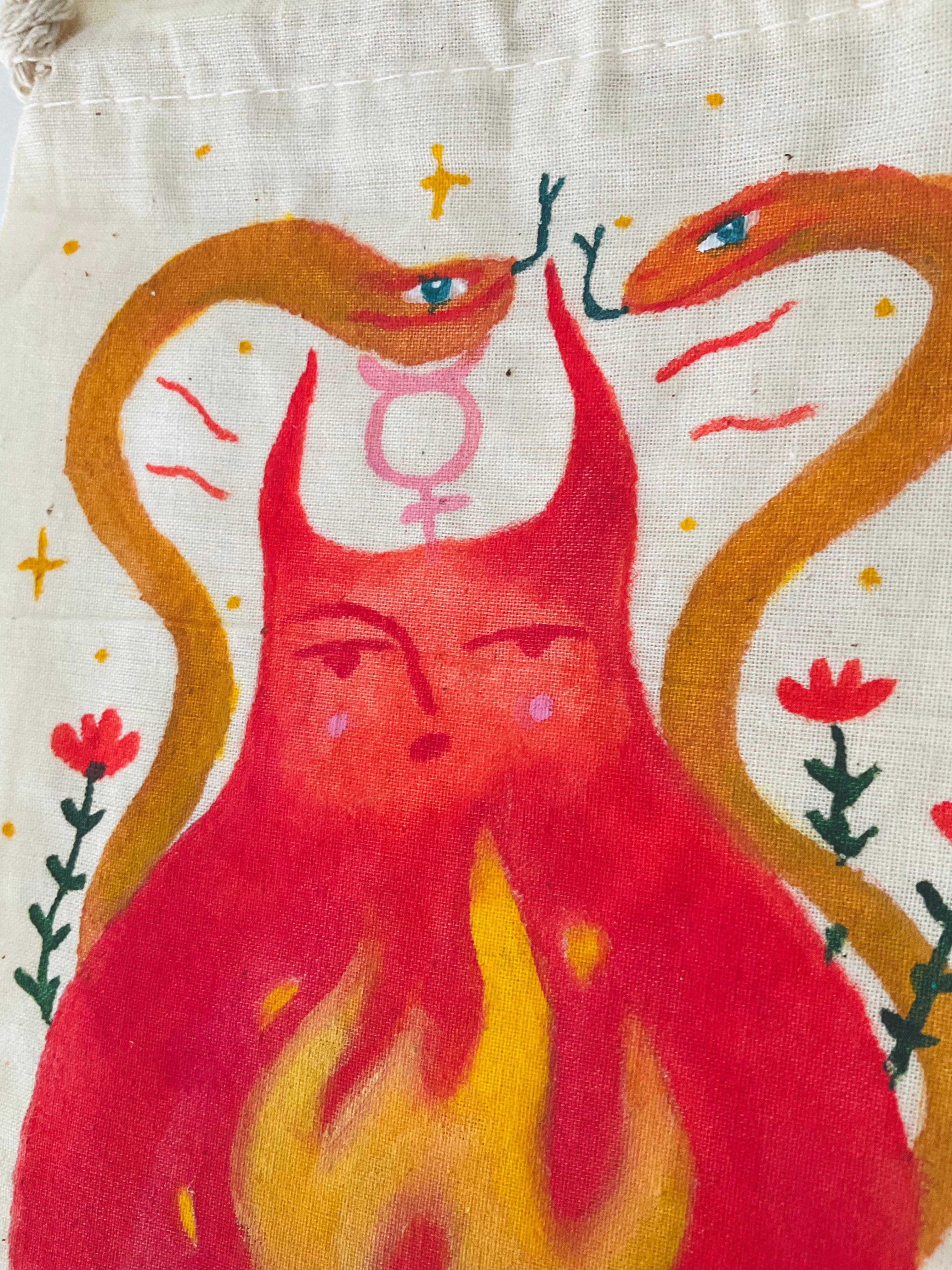 The Magician Painted Tarot Bag