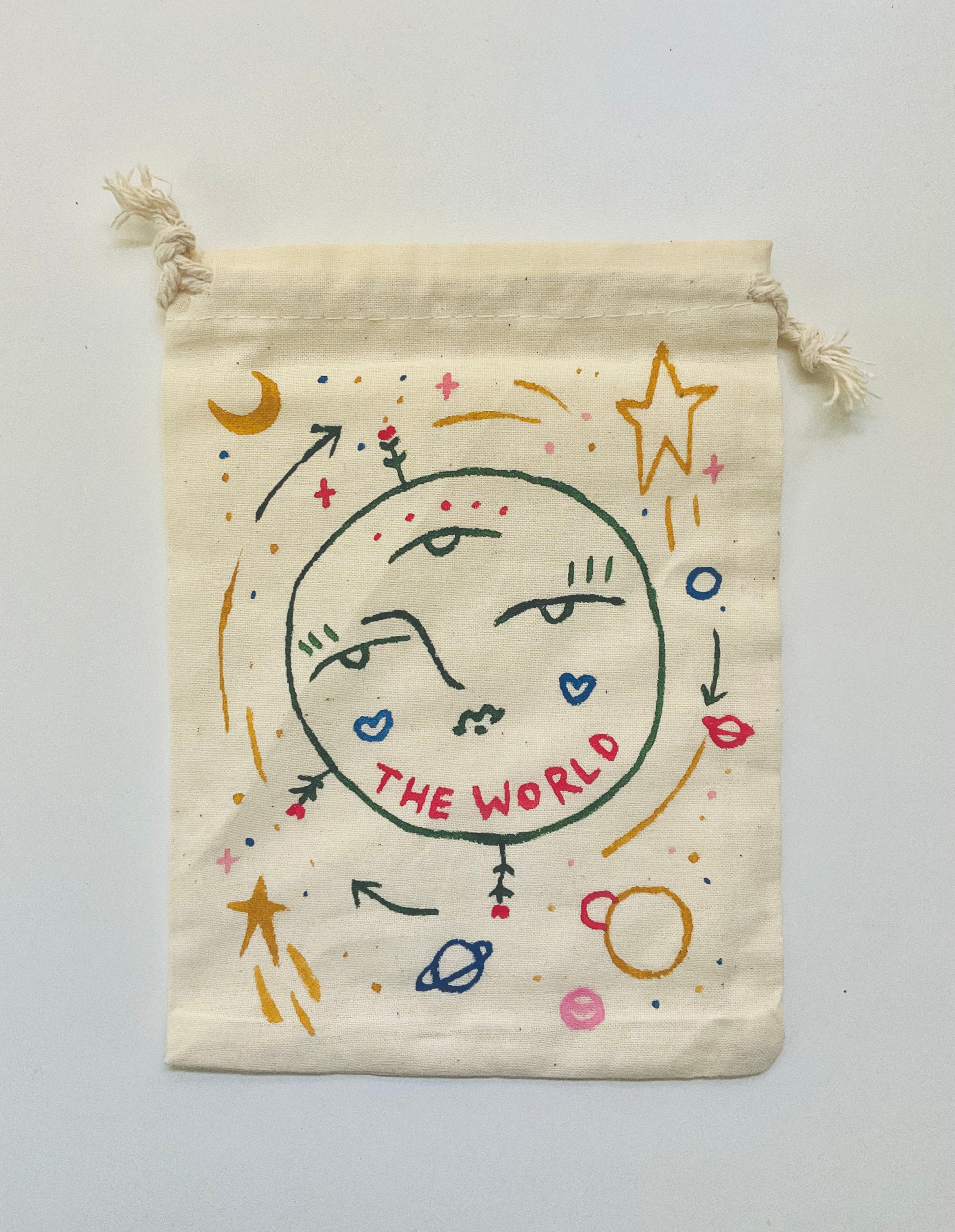 The World Painted Tarot Bag