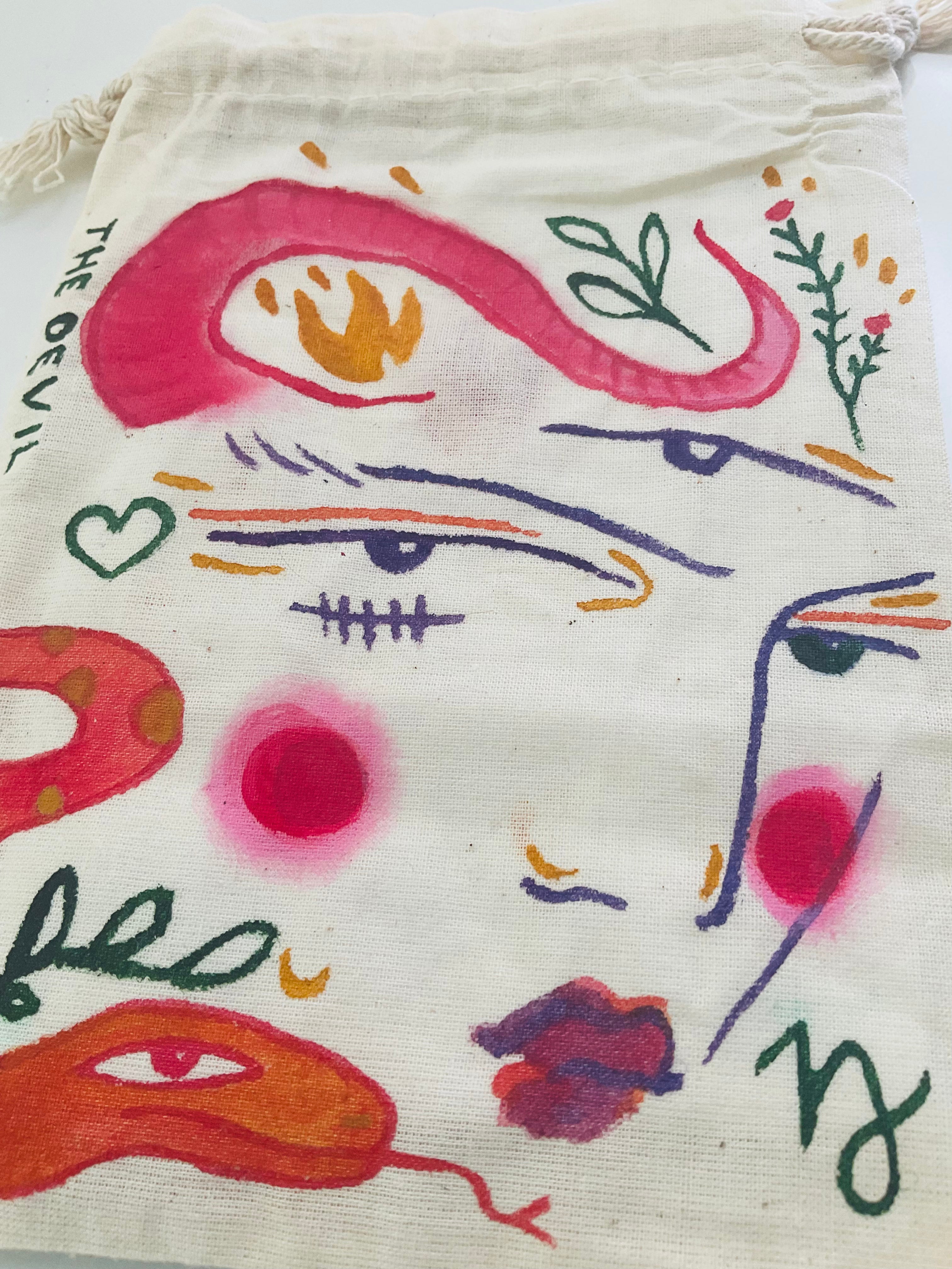 The Devil Painted Tarot Bag