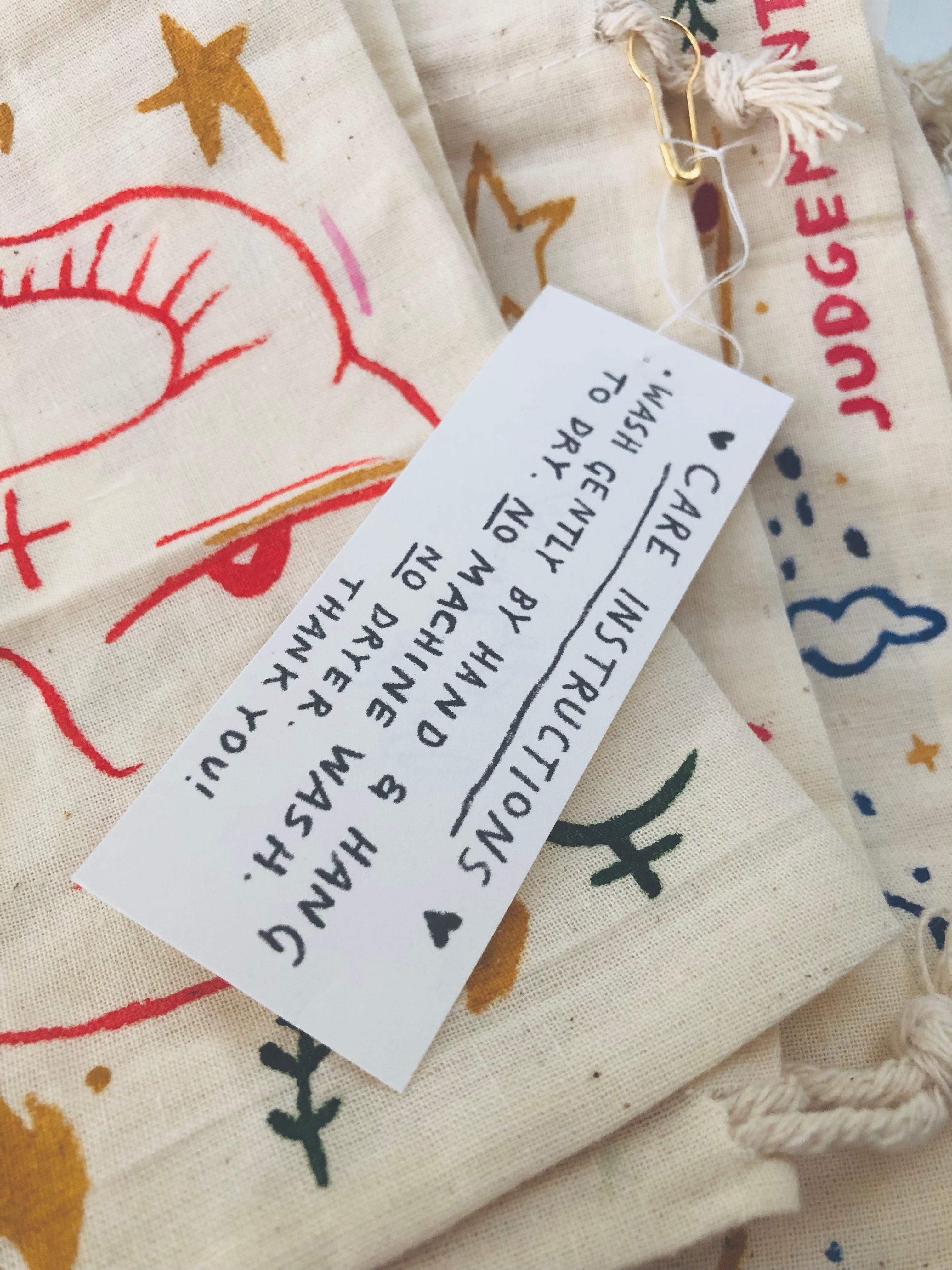 The Lovers Painted Tarot Bag